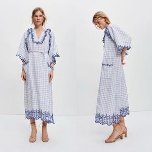Wiggy Kit Rita Dress 100% Linen XS